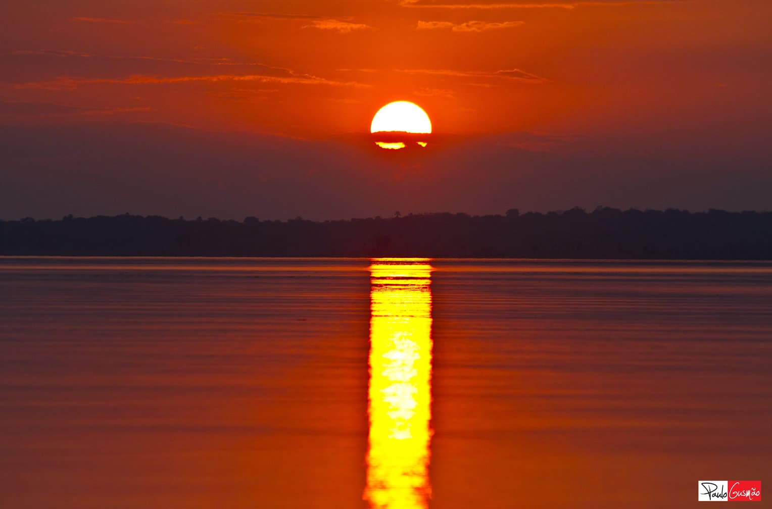 Pôr do sol Rio Tocantins