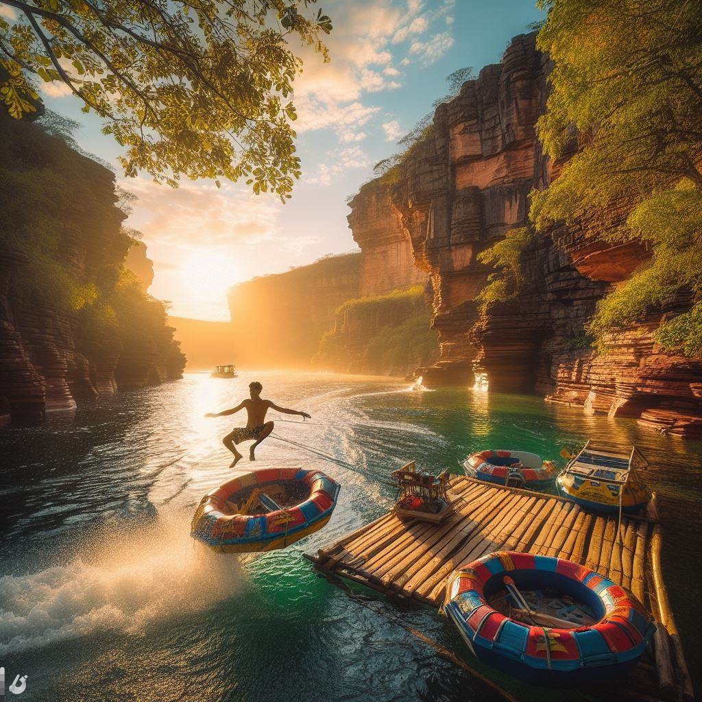 Atividades Aquáticas na Chapada das Mesas